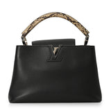 Taurillion Leather And Python Capucines MM Bag