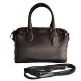 Coach Black Leather Satchel