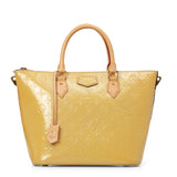 Yellow Monogram Vernis Montebello MM Bag