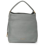 Calf Leather Grey Hobo Medium