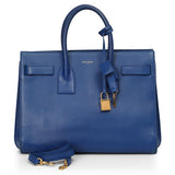 Blue Leather Classic Sac DE Jour Tote Medium