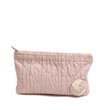 Quilted Cannage Flower Clutch