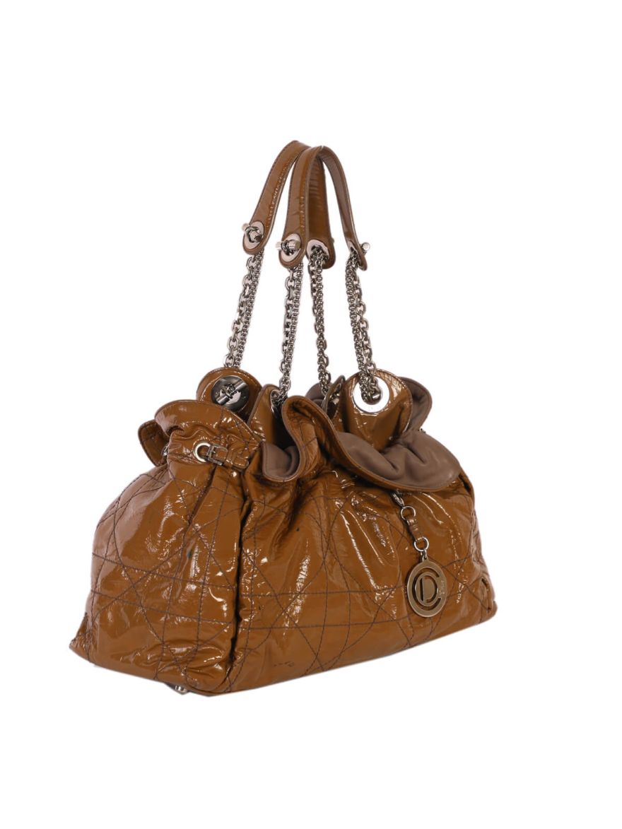 Brown Cannage Leather Le Trente Bag