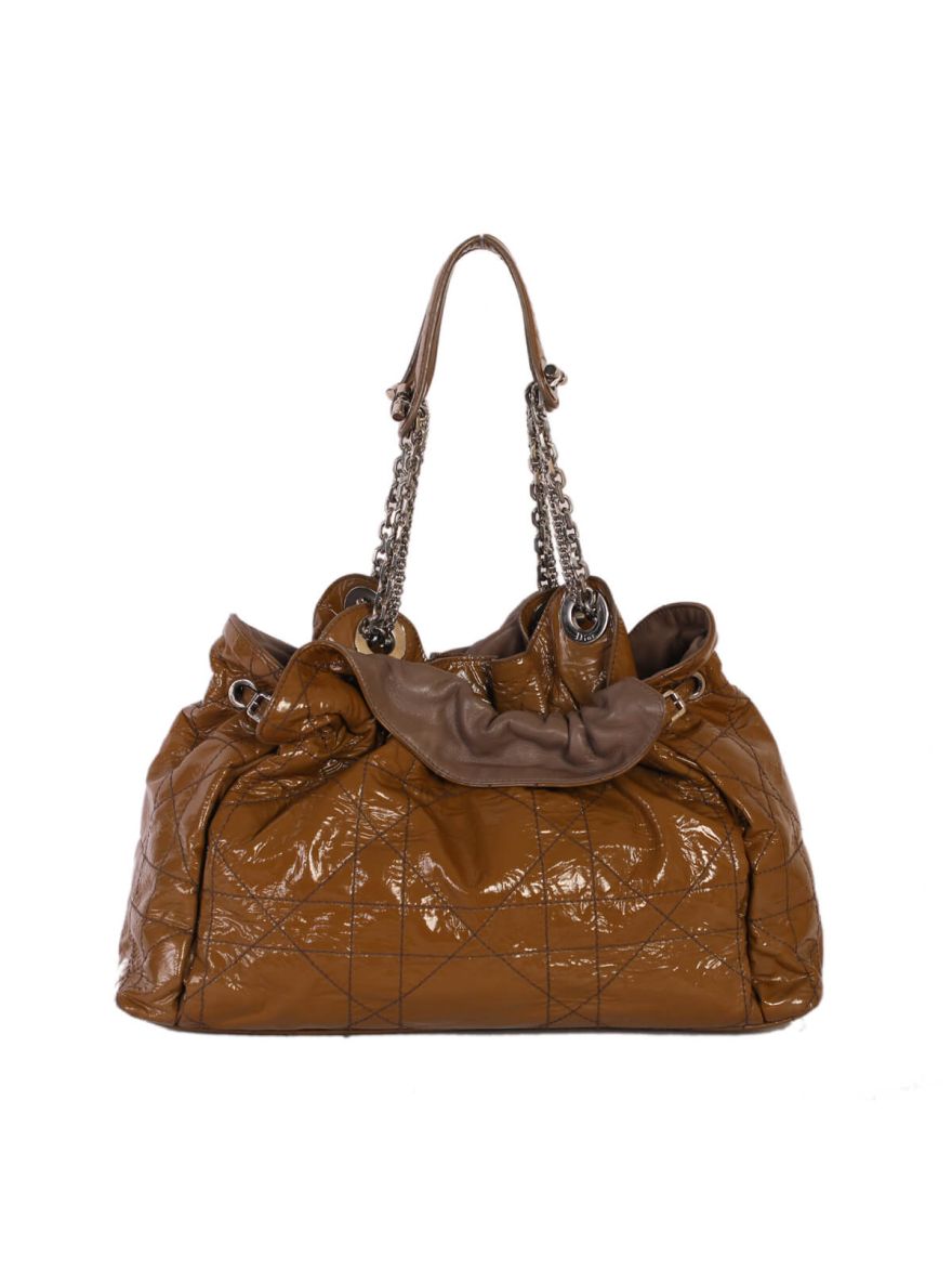 Brown Cannage Leather Le Trente Bag