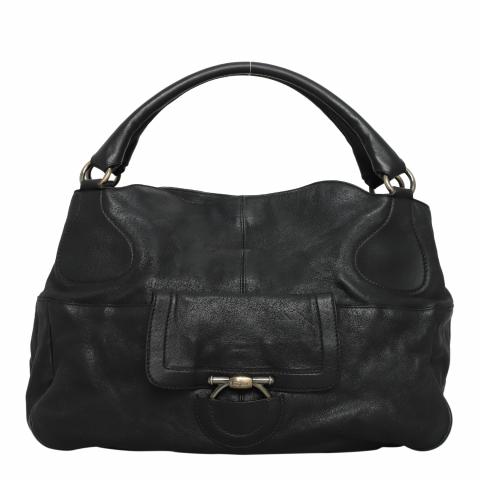 Black Large Fanisa Hobo Bag