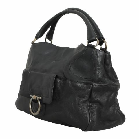 Black Large Fanisa Hobo Bag