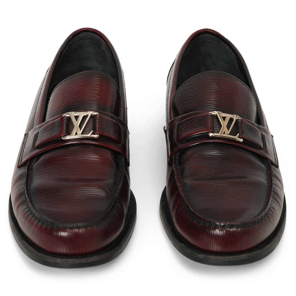 Burgundy Leather Loafers - 8.5