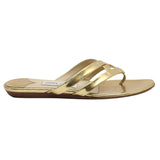 Gold Mirror Criss-Cross Flat /Size-35.5