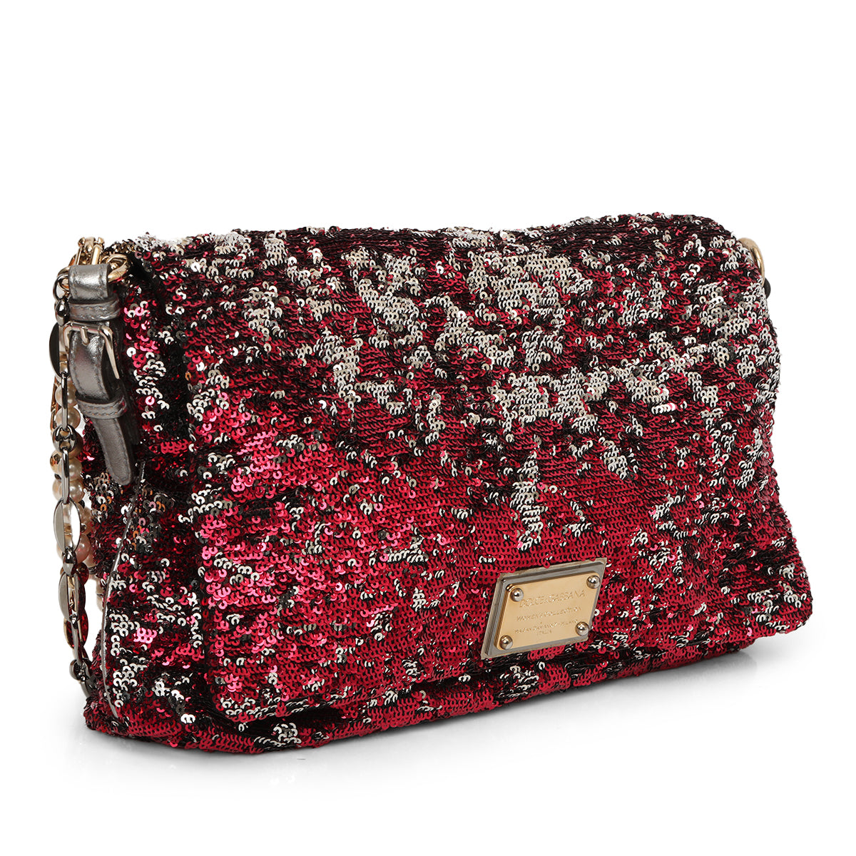 Sequin Miss Charles Shoulder Bag One Size