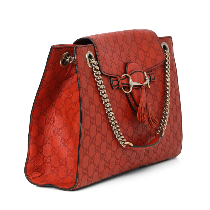 Guccissima Leather Large Emily Shoulder Bag