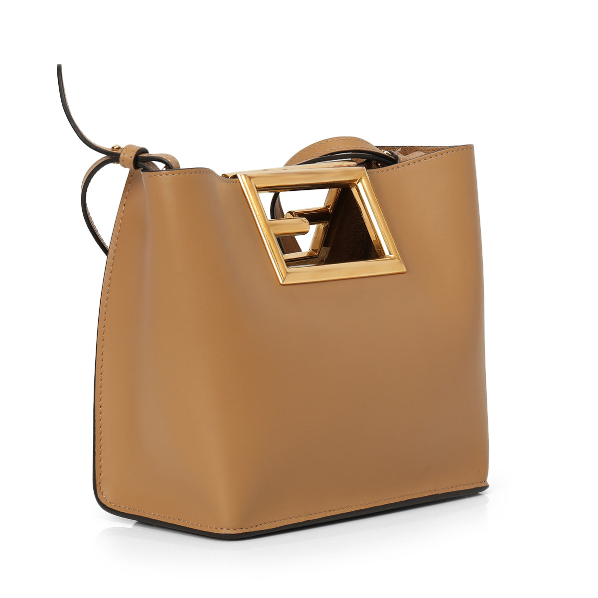 Tan Leather Small The Way Shoulder Bag