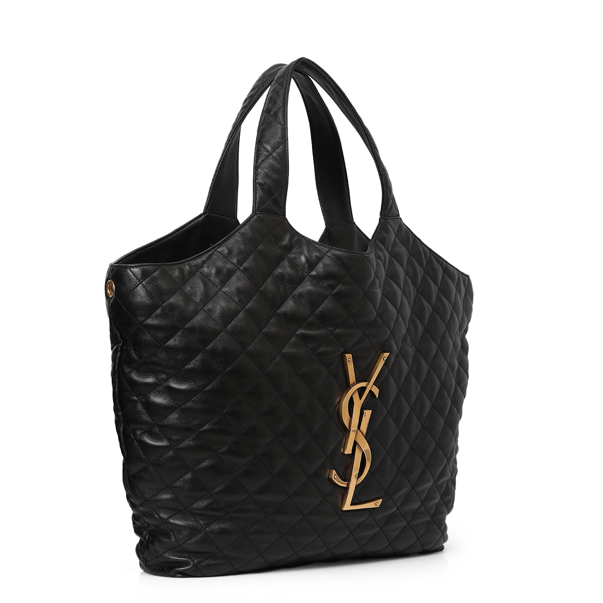 Saint Laurent Icare Maxi Shopping Bag In Quilted Lmbskin