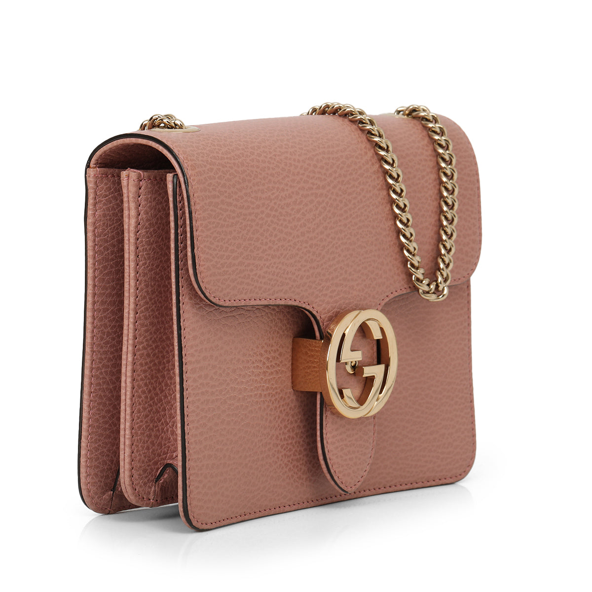 Small Dollar Interlocking G Crossbody Bag