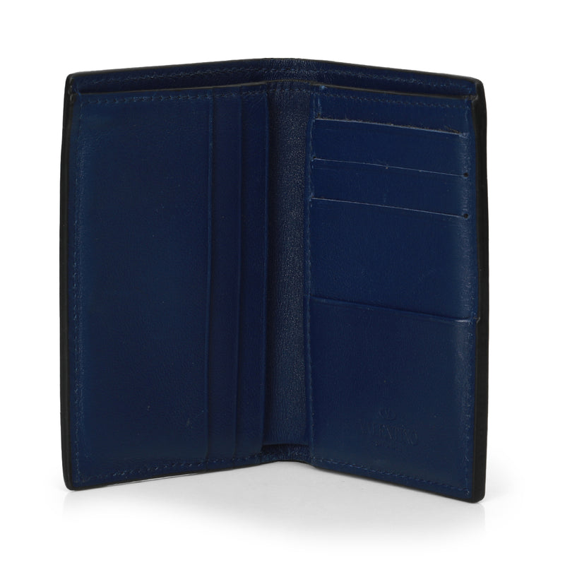 Garavani Blue Leather Pocket Organizer One Size