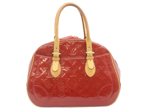 Summit Drive Red Patent Leather Monogram Vernis Handbag
