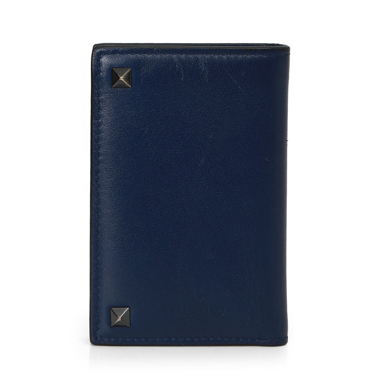 Garavani Blue Leather Pocket Organizer One Size