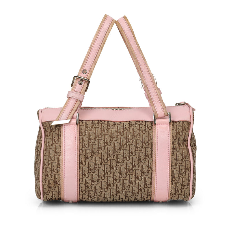 Trotter Diorissimo Canvas Boston Bag Small