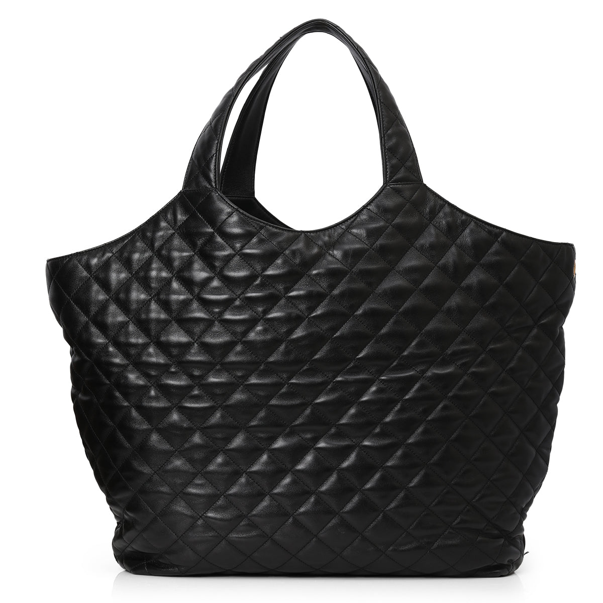 Saint Laurent Icare Maxi Shopping Bag In Quilted Lmbskin