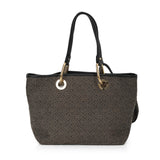 Monogram Jacquard Canvas Tote With Pochette One Size