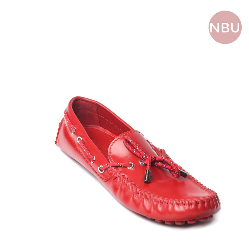 Men's Red Leather loafers Size  7.5