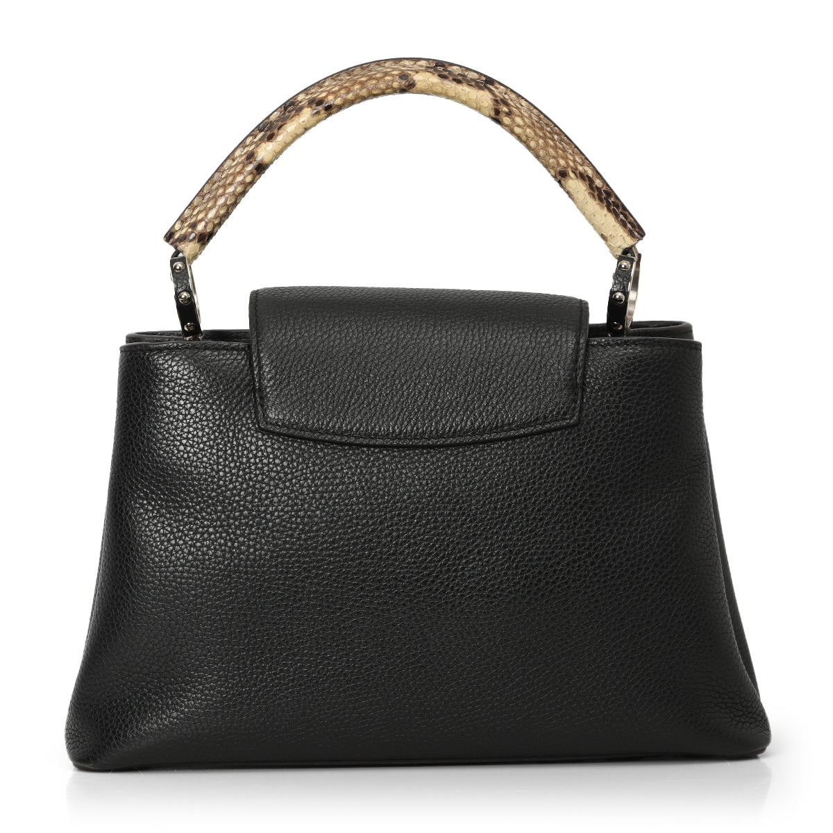 Taurillion Leather And Python Capucines MM Bag