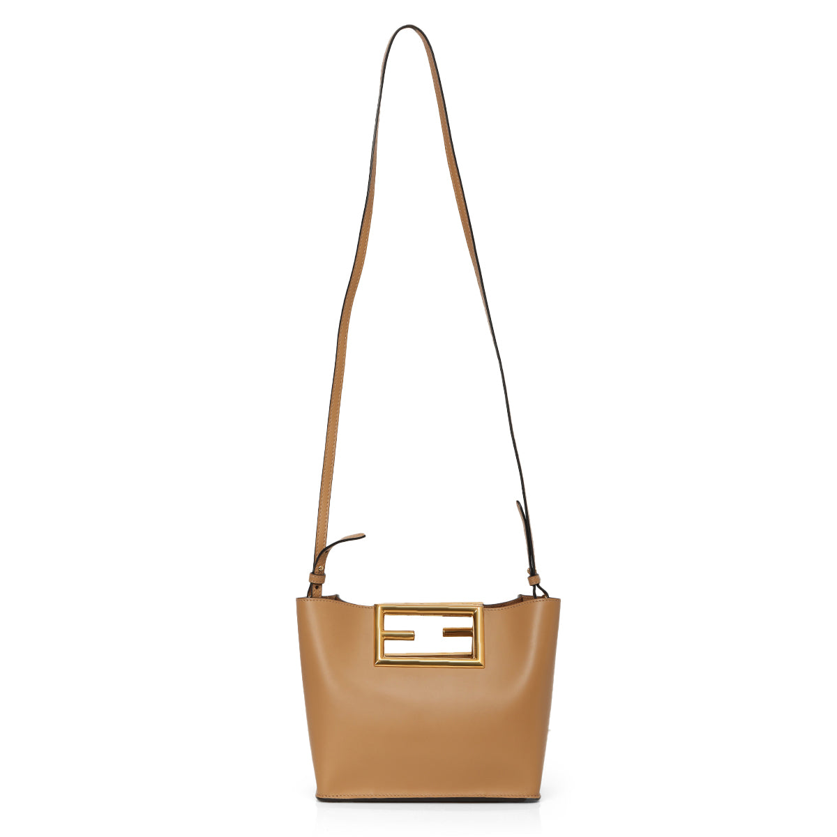 Tan Leather Small The Way Shoulder Bag