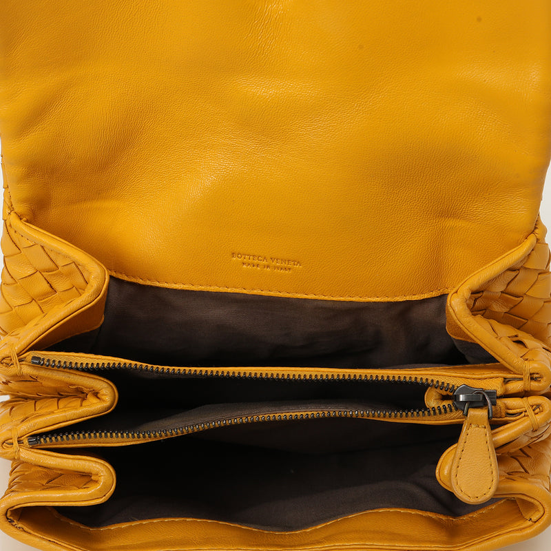 Intreciatto Flap Clutch One Size