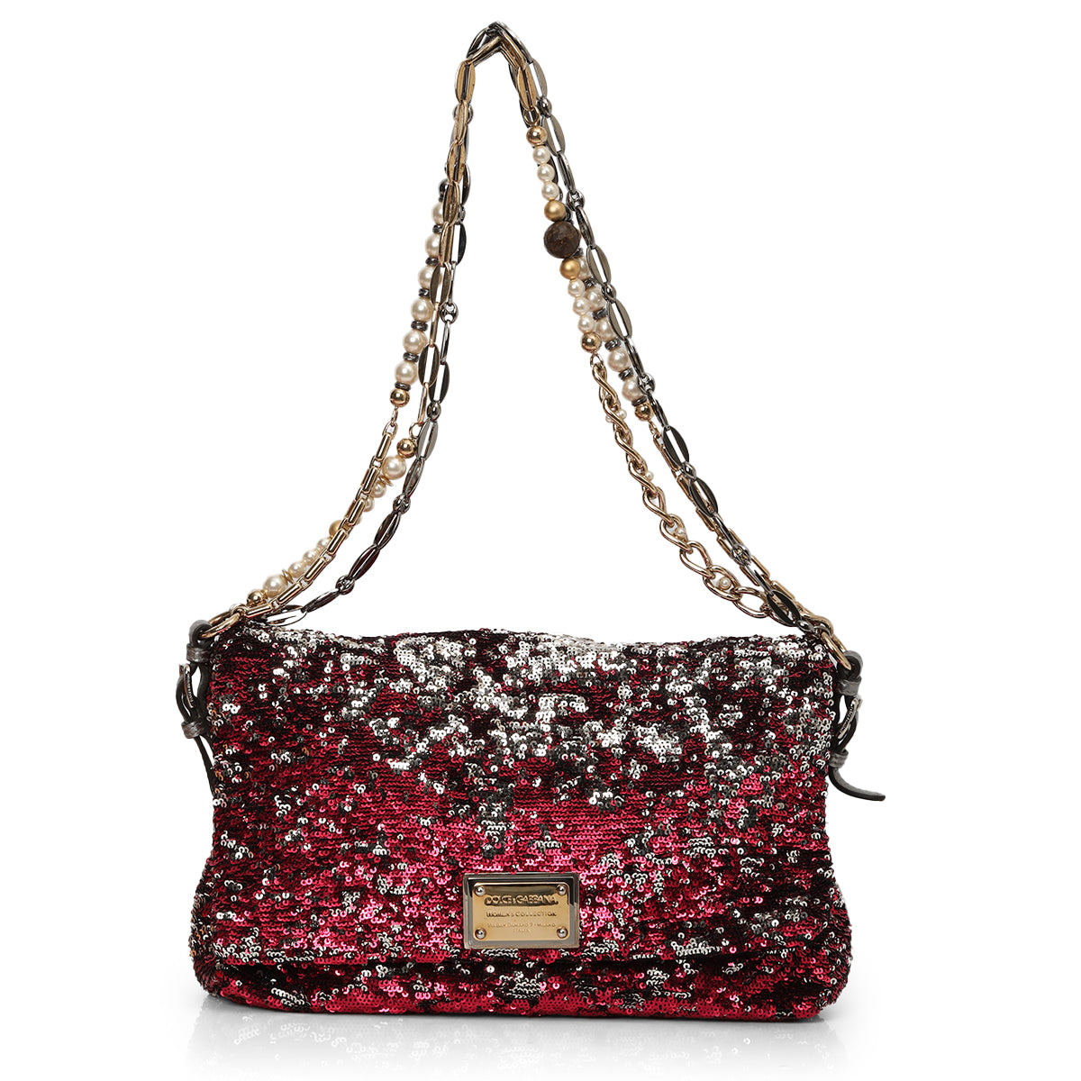 Sequin Miss Charles Shoulder Bag One Size