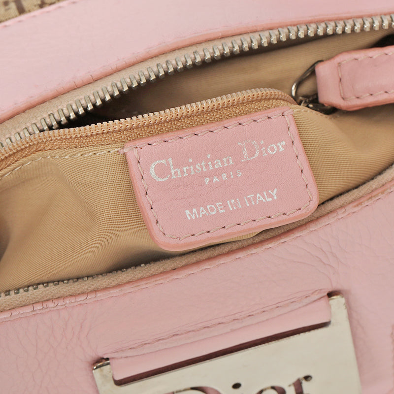 Trotter Diorissimo Canvas Boston Bag Small