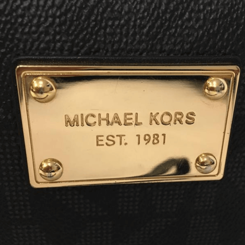 Black Leather Wristlet