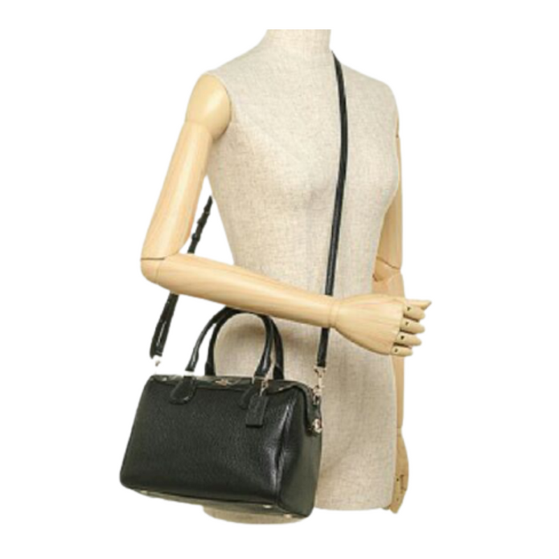 Coach Black Leather Satchel