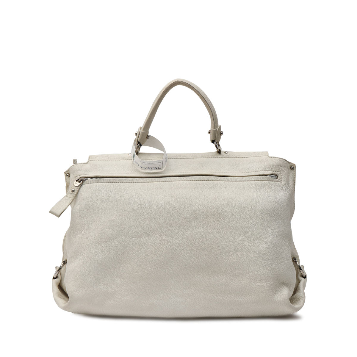 White Leather Large Sofia Bag