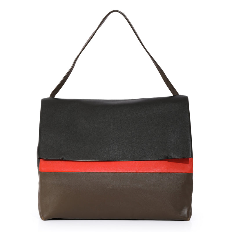 Celine Tri Colour All Soft Leather Shoulder Bag