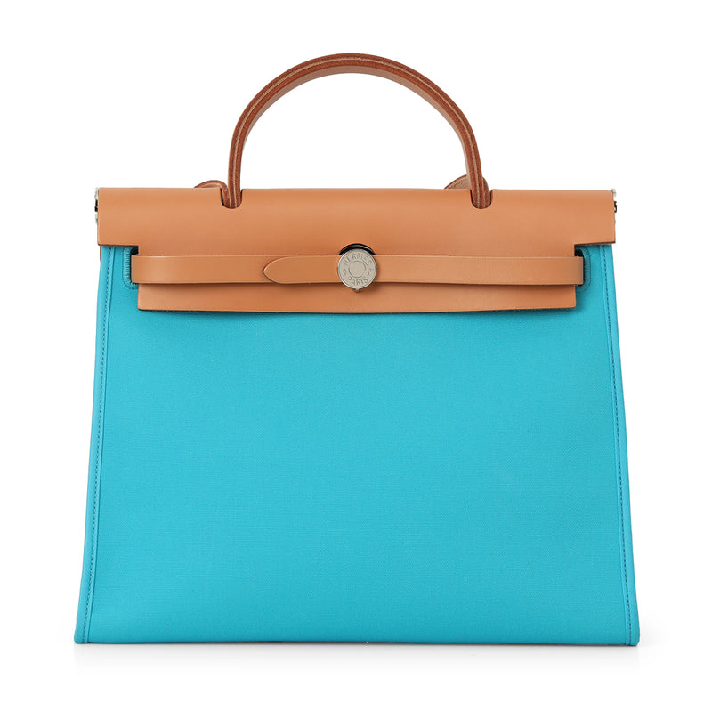 Bicolor Herbag Cotton Leather 31