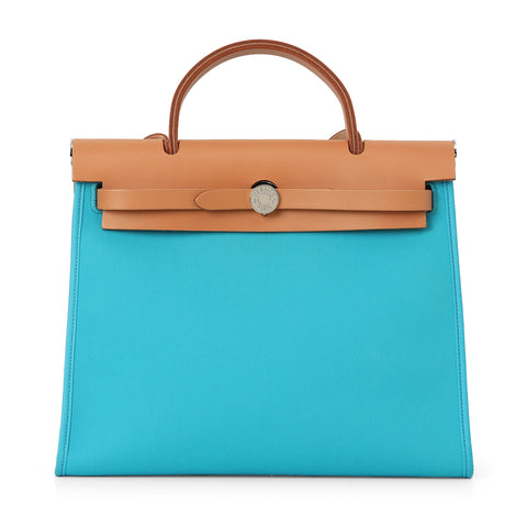 Bicolor Herbag Cotton Leather 31