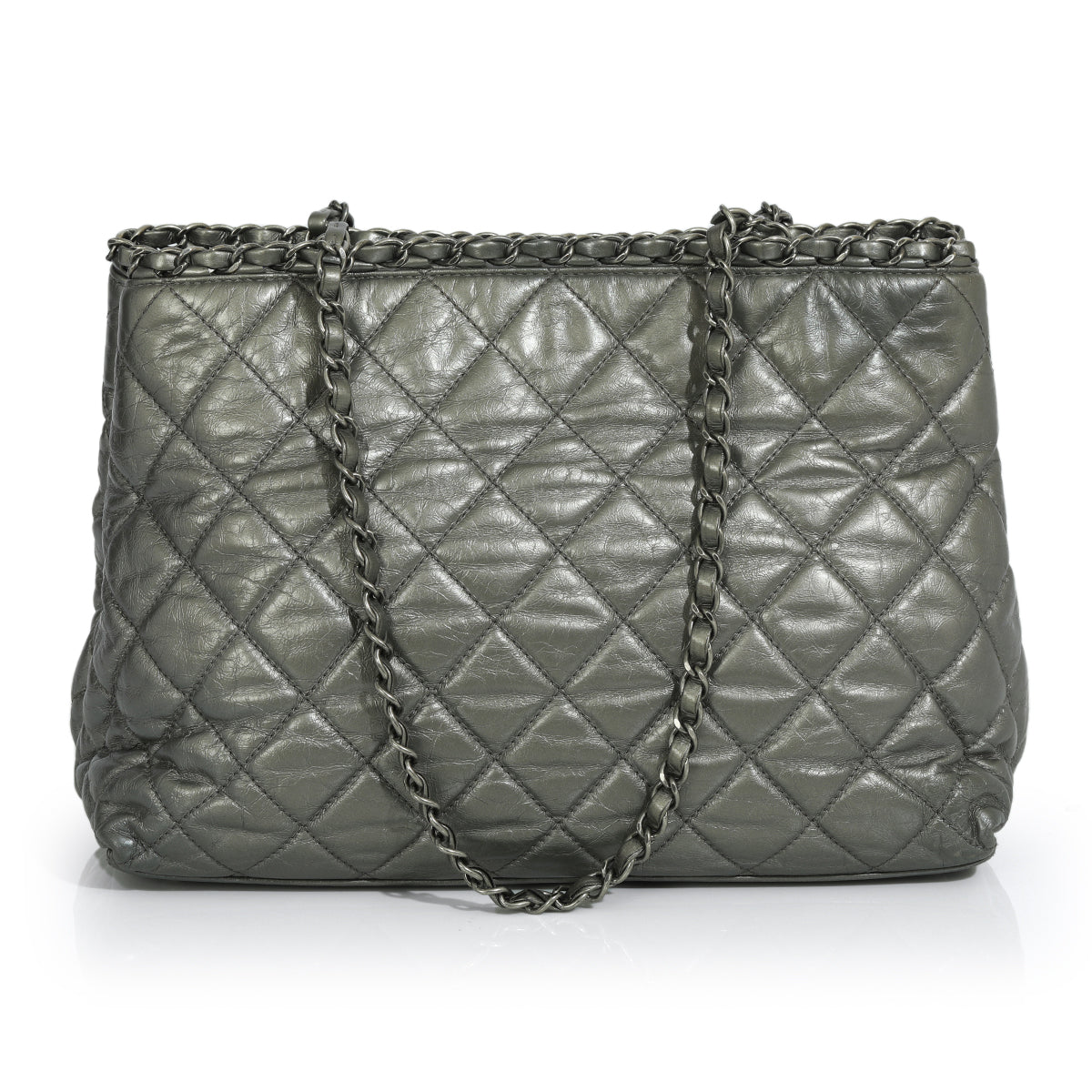 Chain Me Metallic Tote Bag Medium
