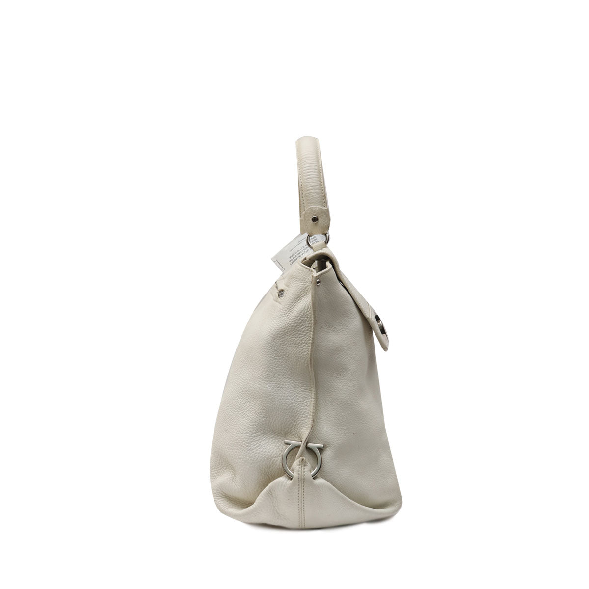 White Leather Large Sofia Bag