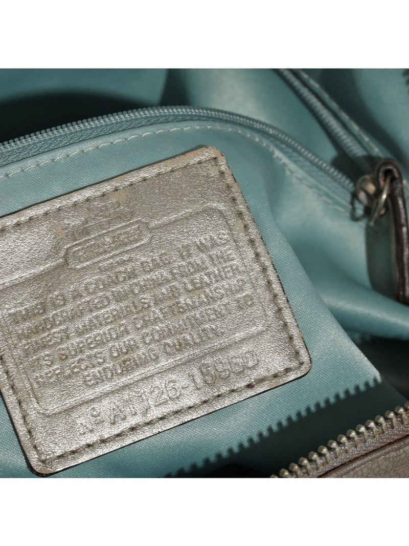 Gold Leather Handbag Medium