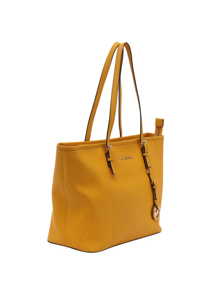 Yellow Jet Set Tote Bag