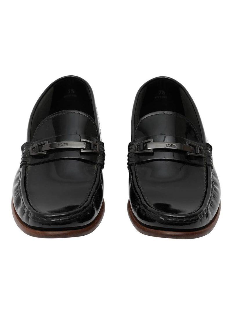 Black Patent Leather Men's Shoes/Size-7.5 UK