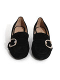 Black Suede Pumps Size: 41