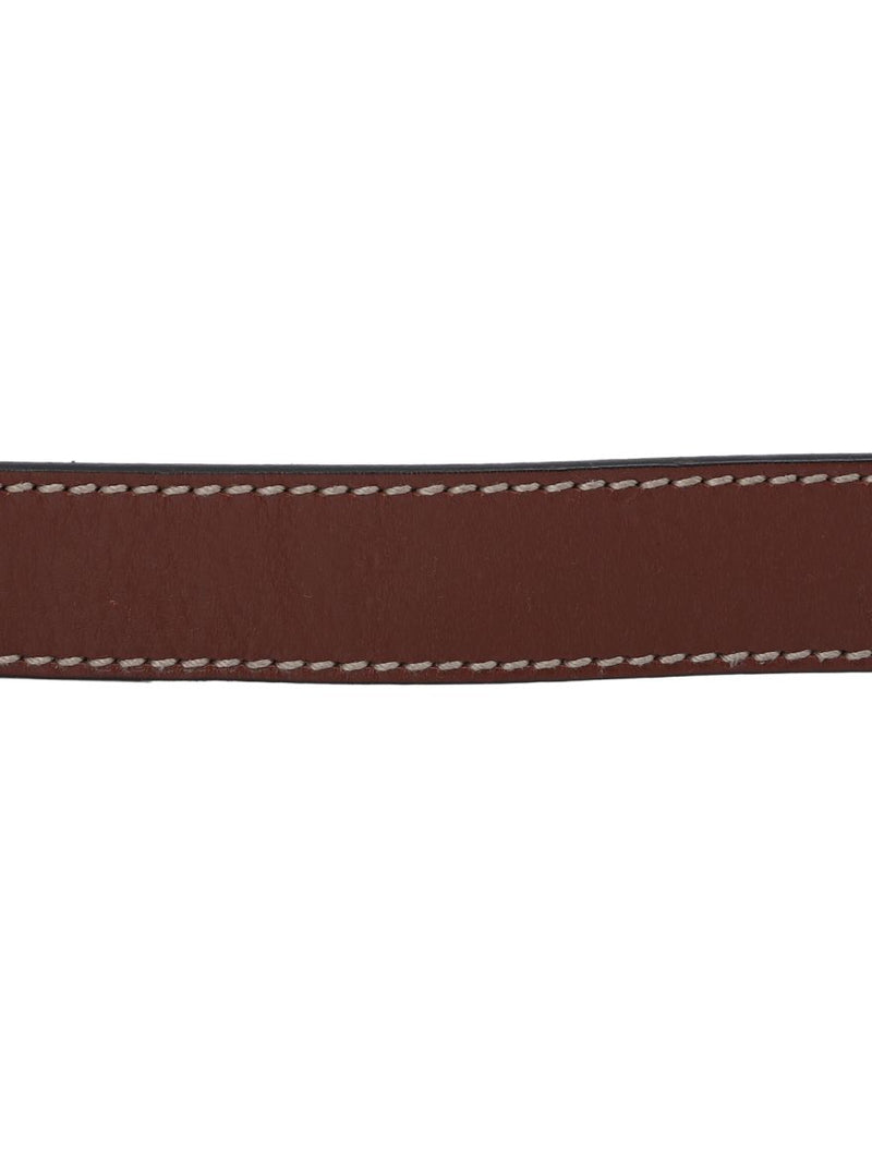 Logo Brown Vintage Belt 36