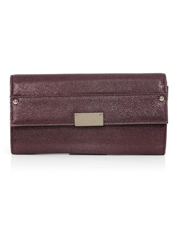 Burgundy Reese Clutch
