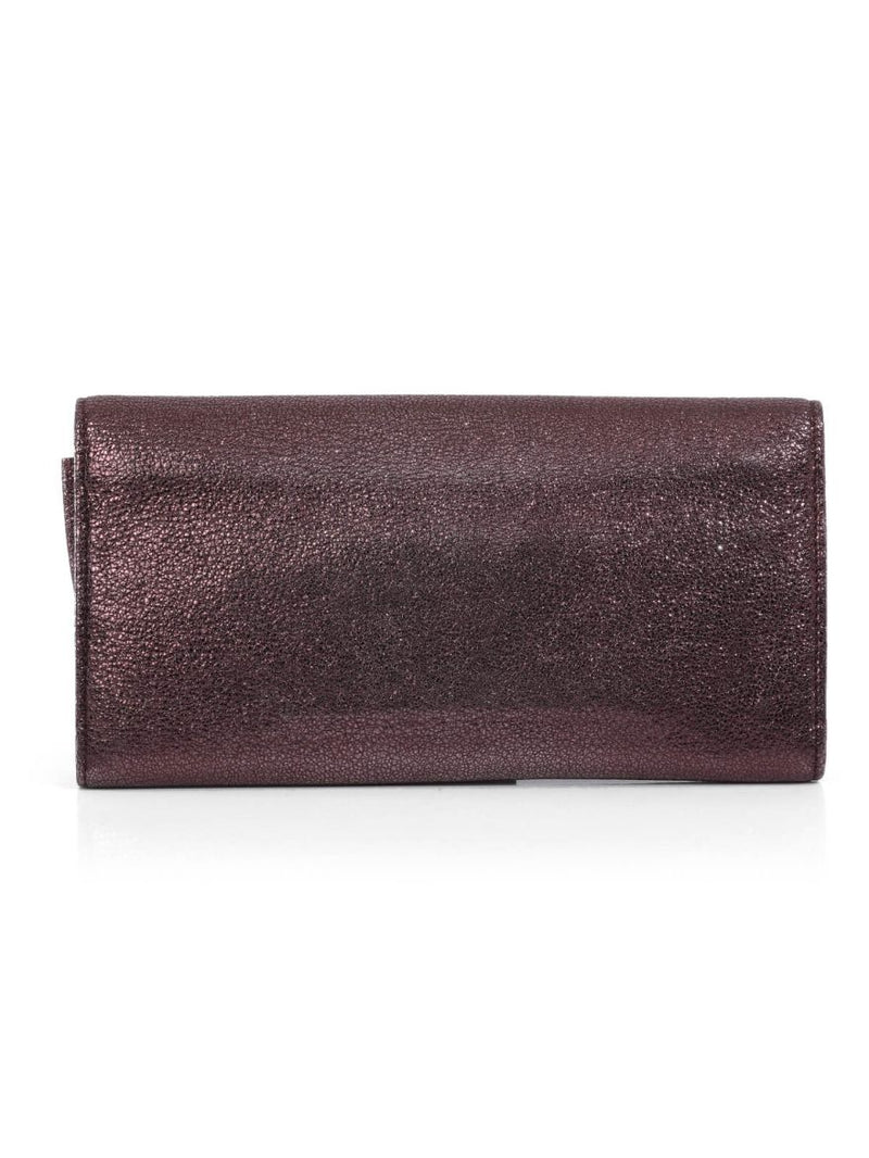 Burgundy Reese Clutch