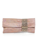 Snakeskin Chandra Evening Clutch?˜