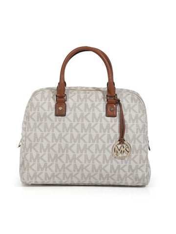 White Monogram Handbag