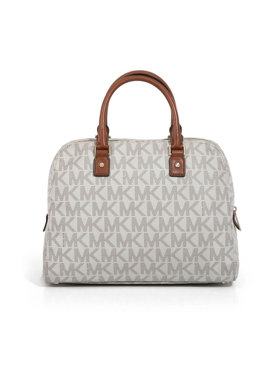 White Monogram Handbag