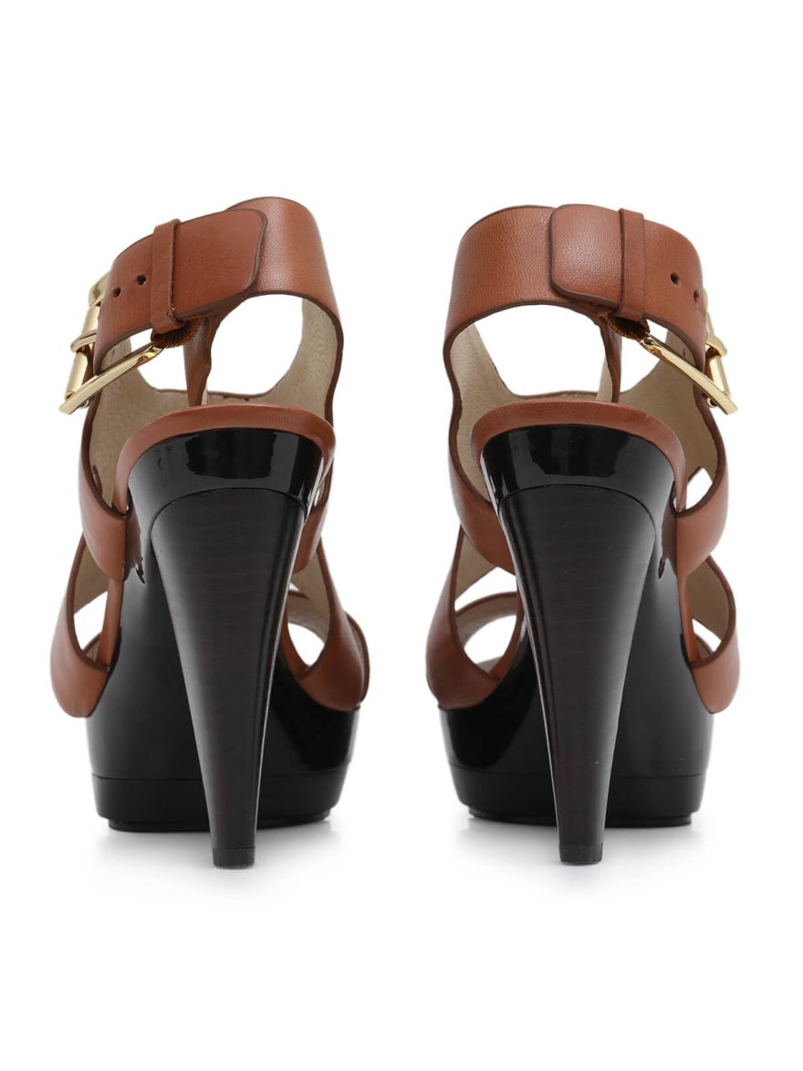 High Heeled Tan Sandals/Size-6US