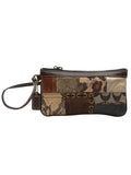 Multi Patches Signature Wristlet