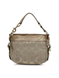 Golden Fabric Shoulder Bag